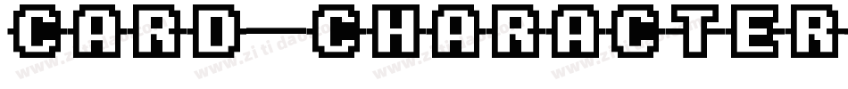 Card Characters字体转换